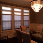 DuoShadeHoneyCombinDiningRoom ColumbiaBlindsandShutters