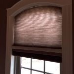 OperableHoneycombinarchedwindow SpecialtyWindowCoverings ColumbiaBlindsandShutters
