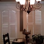 ShallowarchshutterswindowsindinningroomInteriorview ColumbiaBlindsandShutters