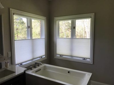 Alta Top Down and Bottom Up Honeycombs bathroom privacy natural lighting Columbia Blinds and Shutters Missouri