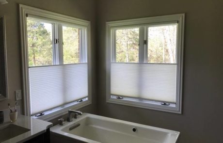 Alta Top Down and Bottom Up Honeycombs bathroom privacy natural lighting Columbia Blinds and Shutters Missouri
