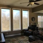 Comfortex Motorized Roller Shades with Silver Screen UV Ultra Violet protection installed by Columbia Blinds and Shutters in Columbia Missouri