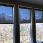 Comfortex Motorized Roller Shades with Silver Screen UV Ultra Violet protection installed by Columbia Blinds and Shutters in Columbia Missouri