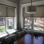 DesignerRollerShadesWithDecorativeFabricsinCordlessorMotorizedinstalledbyColumbiaBlindsandShutters