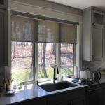 DesignerRollerShadesWithDecorativeFabricsinCordlessorMotorizedinstalledbyColumbiaBlindsandShutters