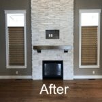 Roman Shades,cordless, hunter douglas literise, columbia blinds and shutters