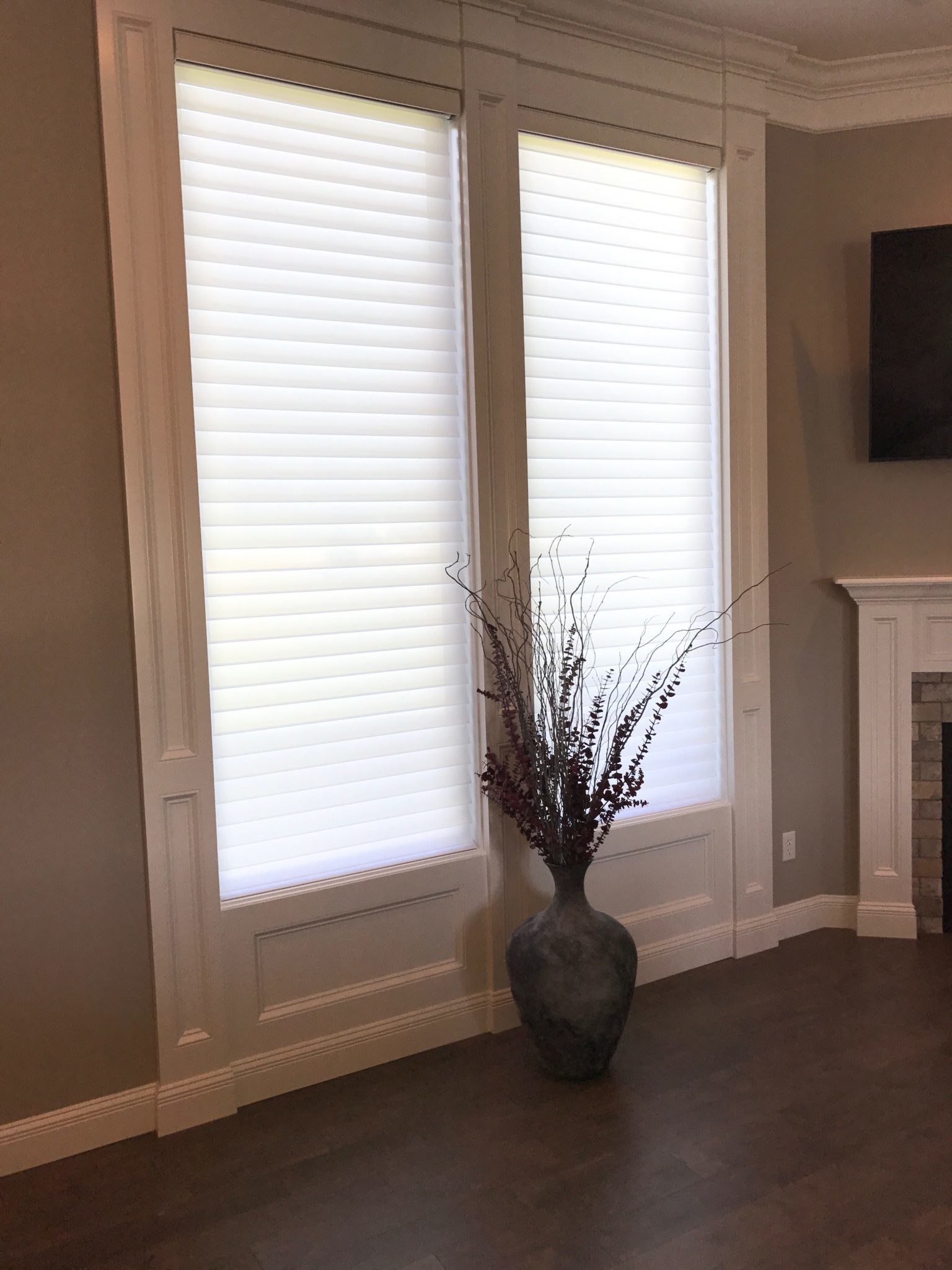 Columbia Blinds Shutters shangra la shades e
