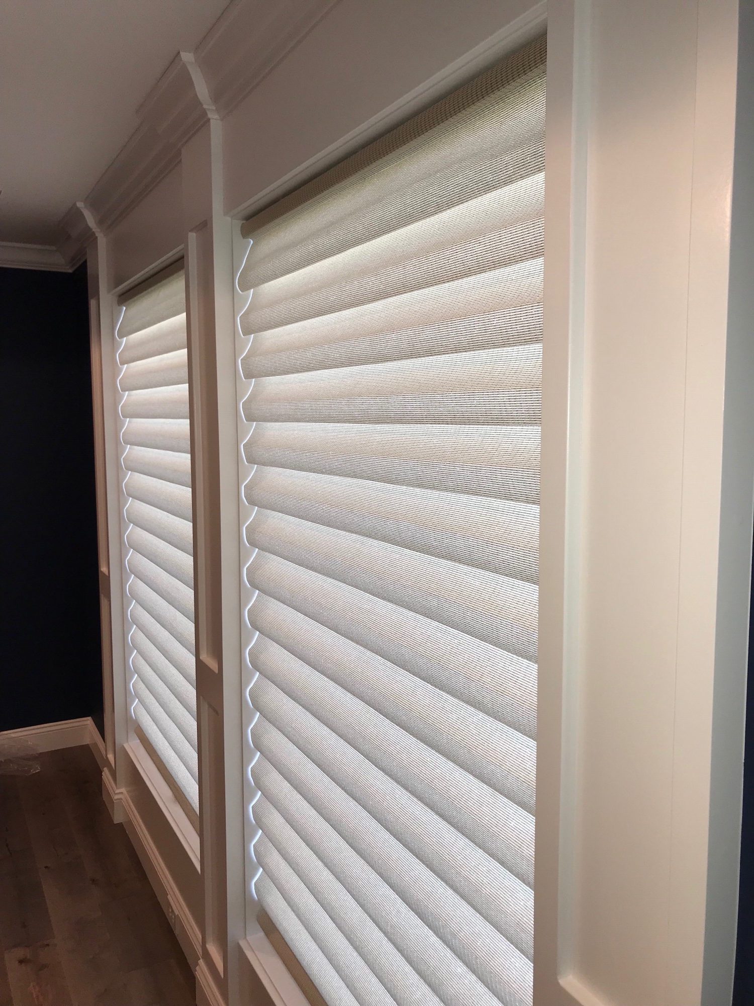 Columbia vignette blinds shutters fabric beautiful e