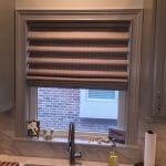 Roman Shades by Norman installed by Columbia Blinds and Shutters in Columbia Missouri