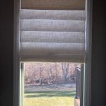 Roman Shades by Norman installed by Columbia Blinds and Shutters in Columbia Missouri