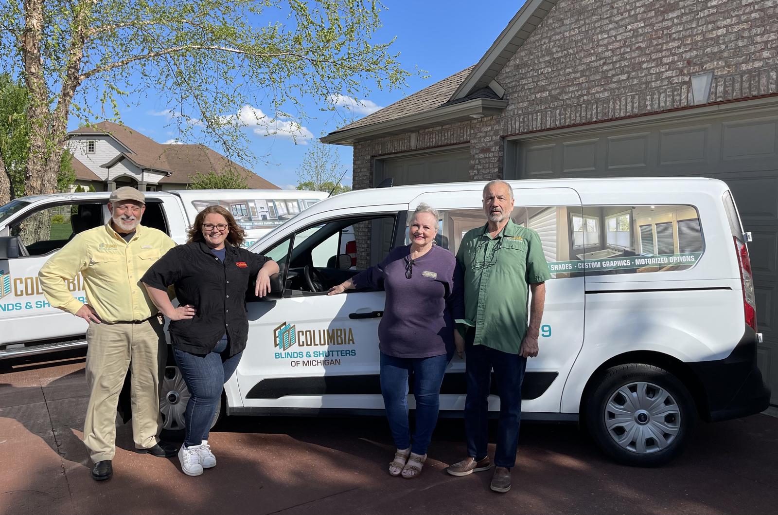 Team Columbia Blinds and Shutters in Michigan