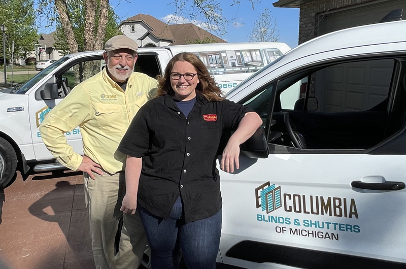Team Columbia Blinds and Shutters in Michigan